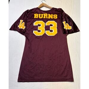 Vintage Wilson Loyola Academy jersey #33 burns Medium Burgundy made in USA